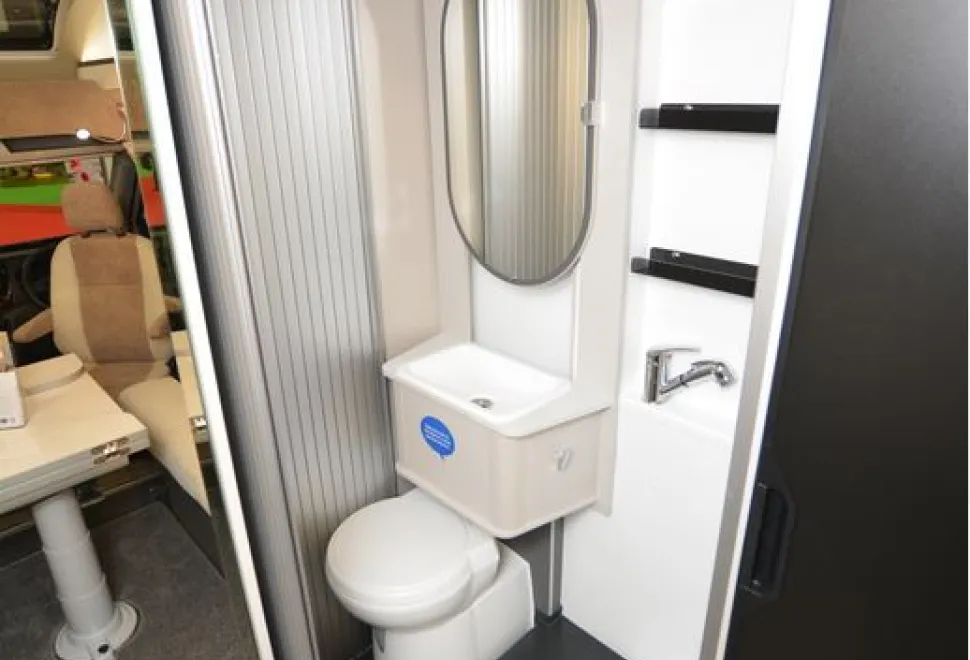 Bailey Alora 69-4S low-profile motorhome washroom