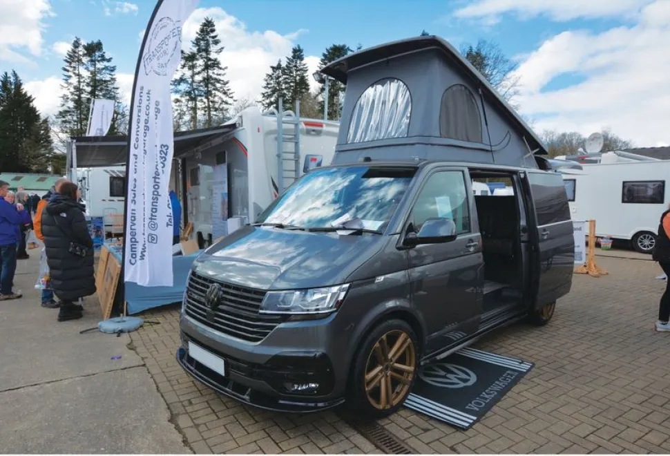 The Transporter Works Garage rising roof campervan