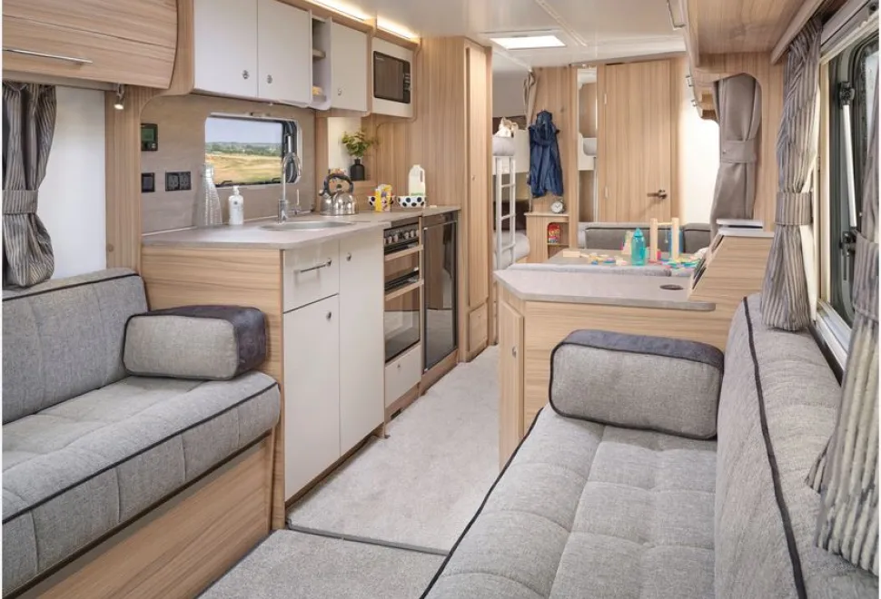 Bailey Pegasus Grande GT75 Ancona caravan interior (photo courtesy of Bailey)