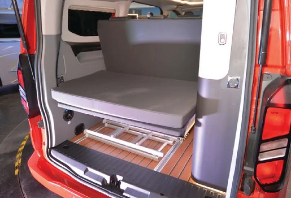 Swift Monza pop-top campervan rear