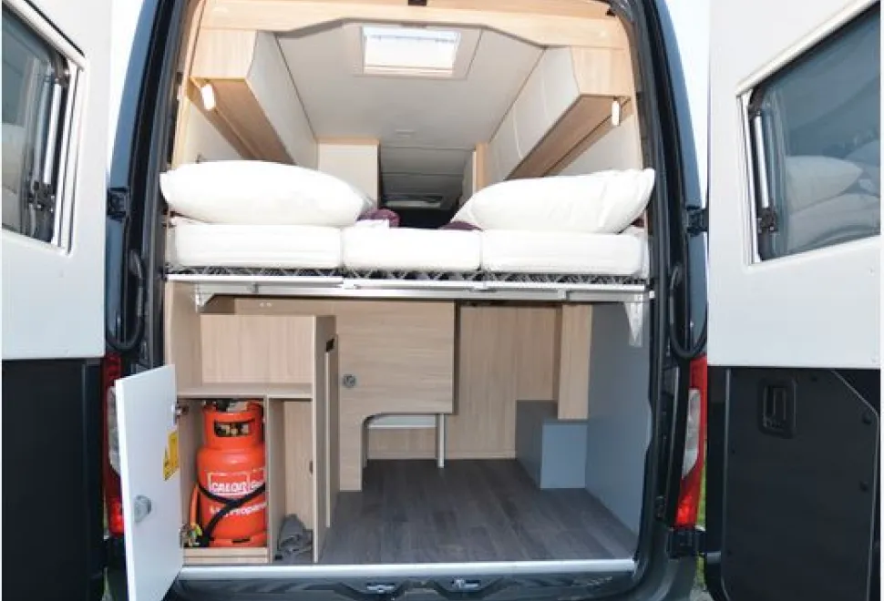 Yucon K-Peak 7.0 GD high-top campervan rear view