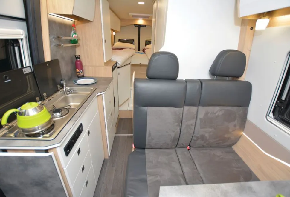 Yucon K-Peak 7.0 GD high-top campervan interior