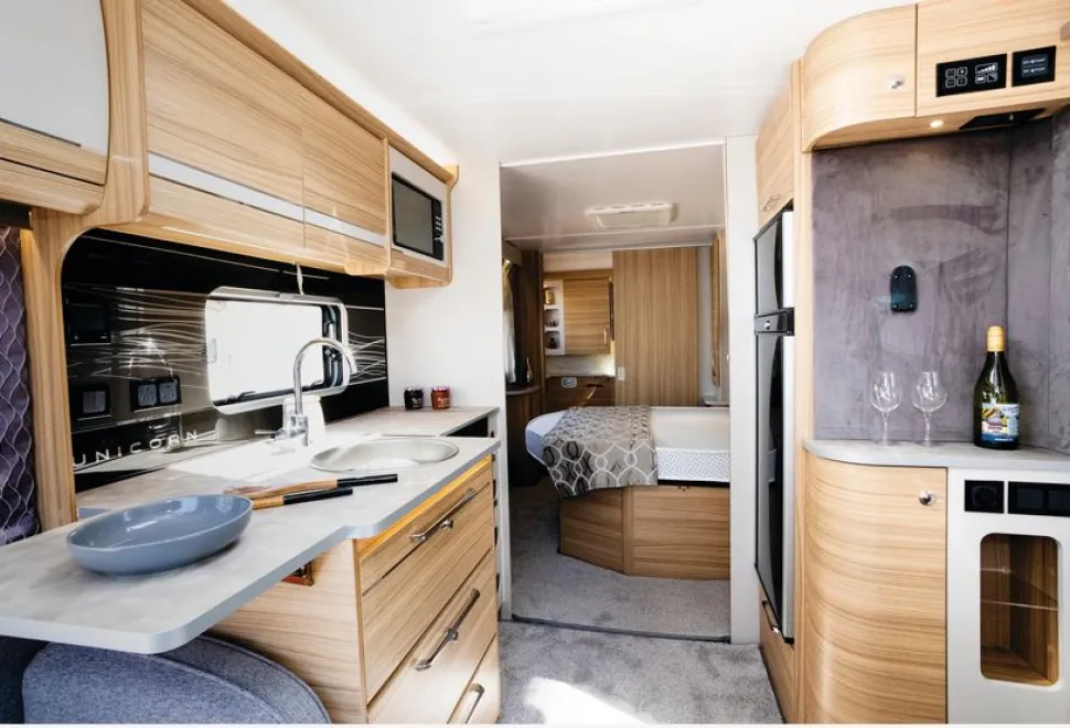Bailey Unicorn Cartagena caravan interior (photo courtesy of Richard Chapman)