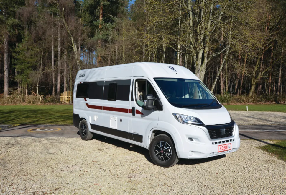The Rimor Horus 66 high-top campervan exterior
