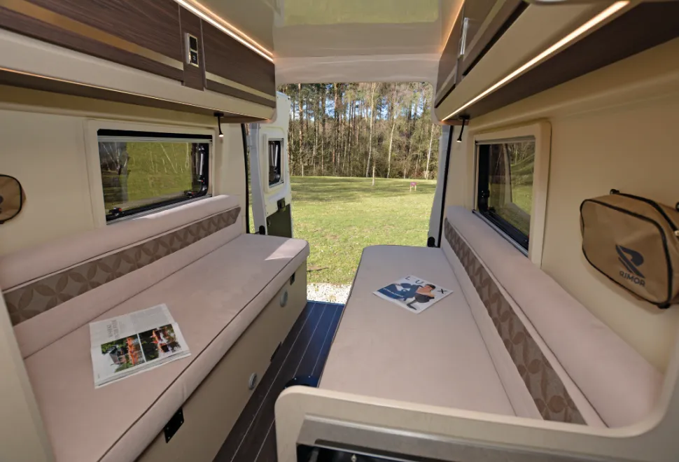 The Rimor Horus 66 high-top campervan