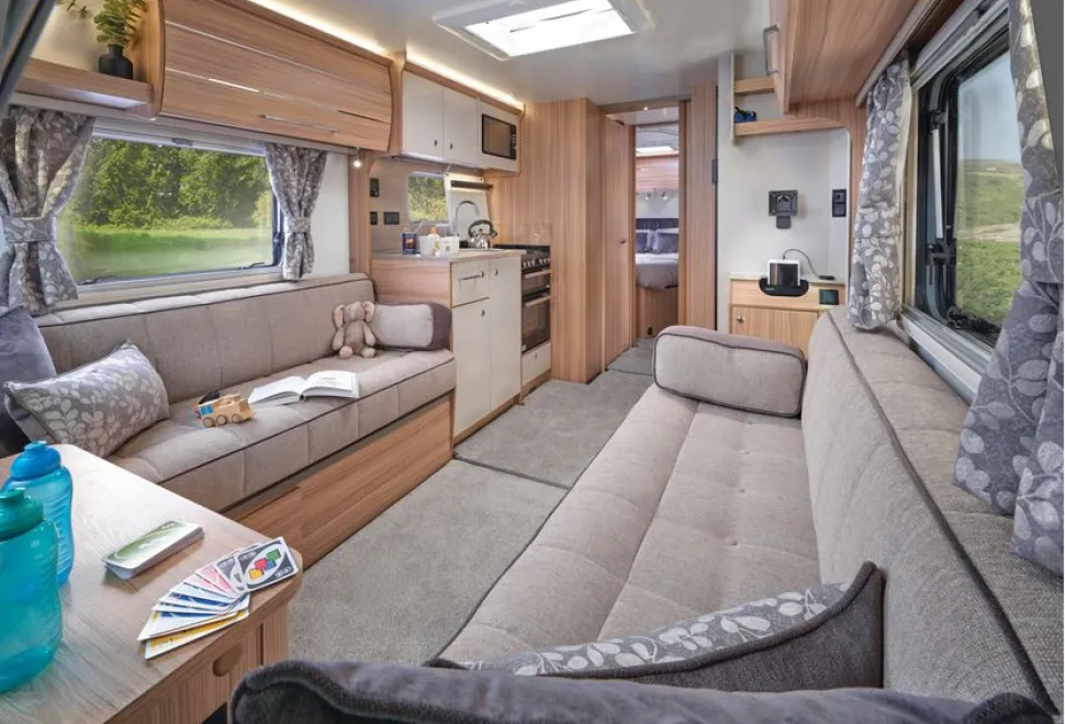 Bailey Pegasus Grande GT75 Amalfi caravan interior (photo courtesy of Bailey)