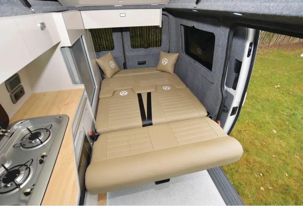 Spartan Campers Adventurer rising roof campervan bed