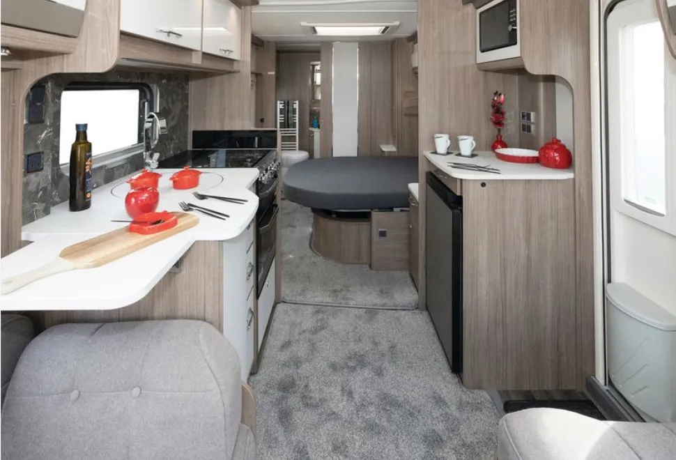 Coachman VIP 575 caravan interior (photo courtesy of Richard Chapman)