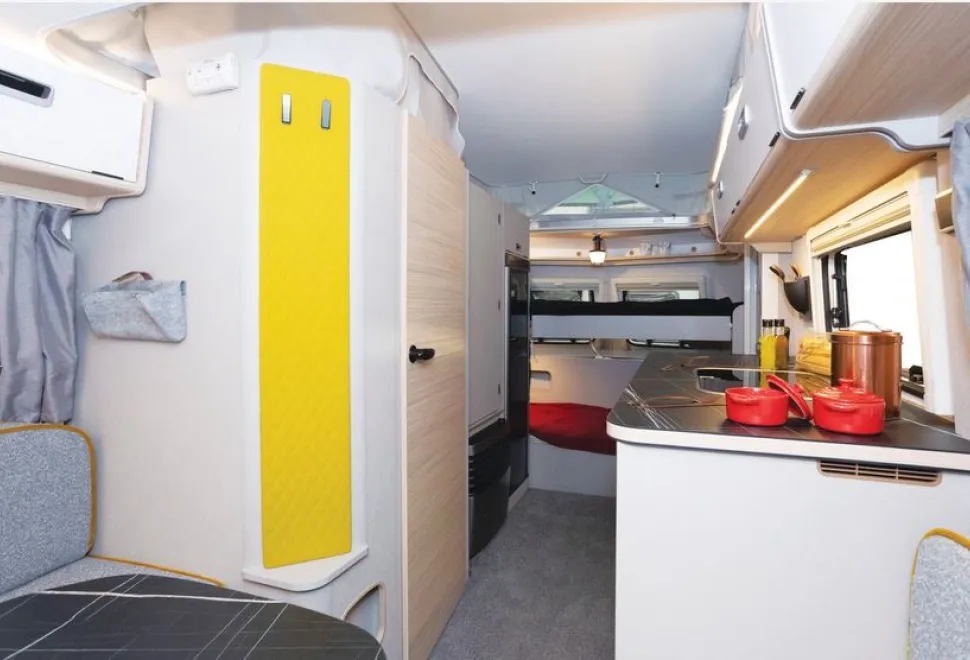 Eriba Touring 560 caravan interior (photo courtesy of Richard Chapman)