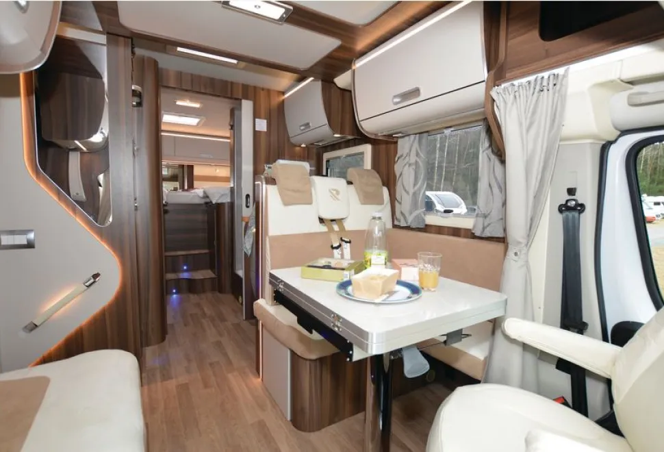 Rimor Super Brig 95 Plus low-profile motorhome interior