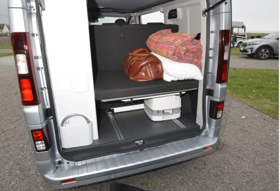 Adria Active Duo campervan rear storage