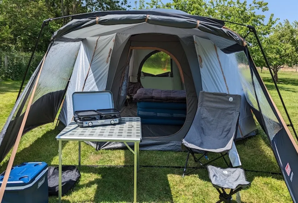 Coleman Octagon 8 Grey with optional front extension 2023 tent
