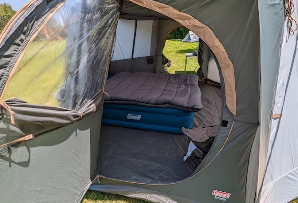 Coleman Octagon 8 Grey with optional front extension 2023 tent