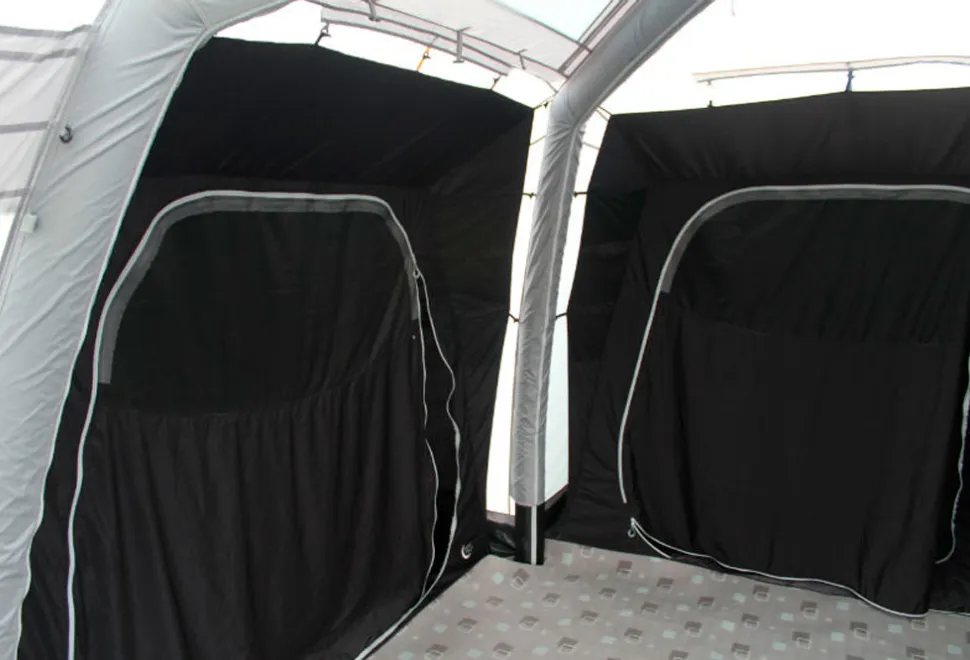 Bedrooms in the Berghaus Kepler 9 tent