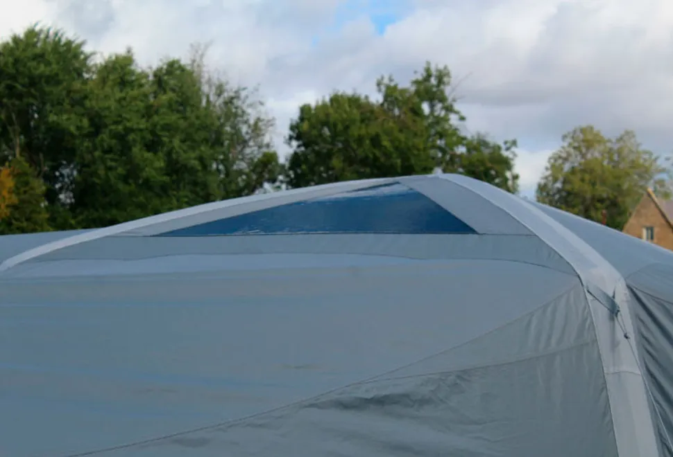 The skylight in the Berghaus Kepler 9 tent