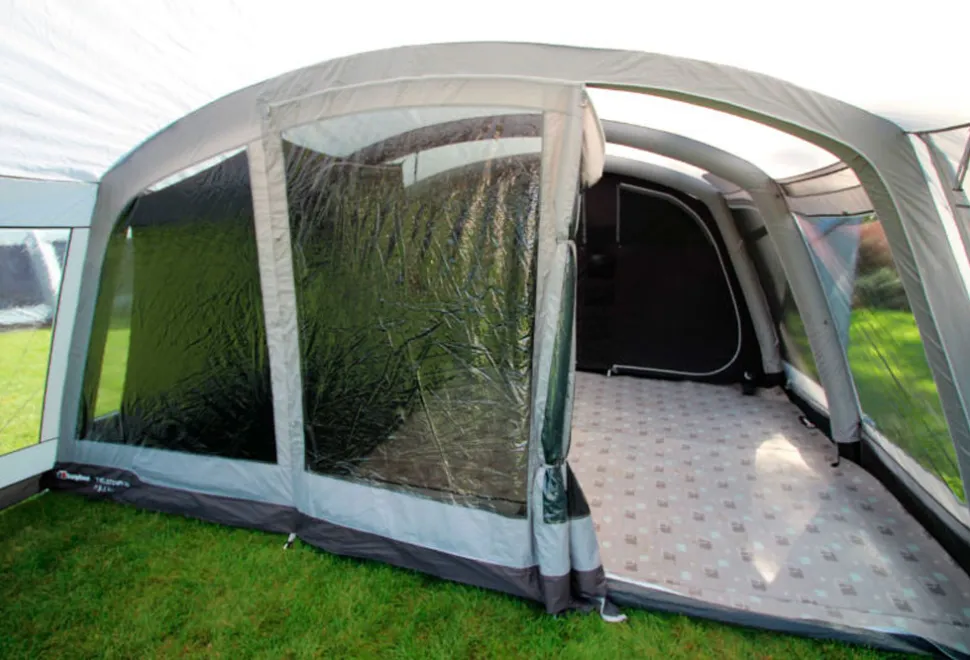 The living area in the Berghaus Telstar 8 tent