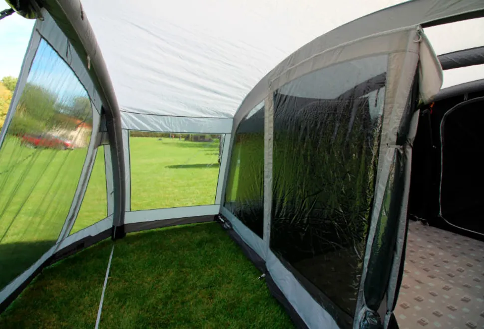 The porch in the Berghaus Telstar 8 tent
