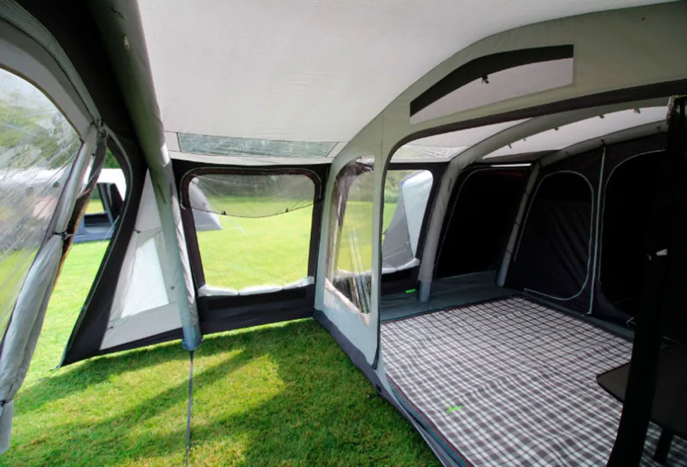 The porch in the Outdoor Revolution Kalahari tent