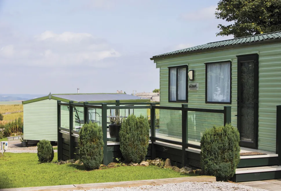Lodges and park homes at Newhaven Holiday Park