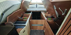 2025 Malibu Genius campervan with beds lifted