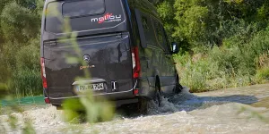 2025 Malibu Genius Performance 4x4 campervan driving 