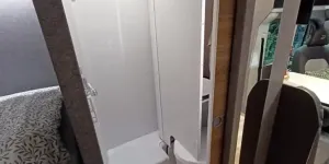 Dethleffs Globebus Performance 4x4 low-profile motorhome shower