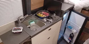 2025 Malibu Genius Performance 4x4 campervan kitchen