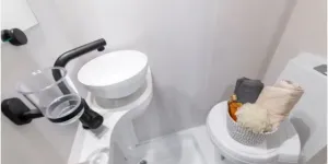 Xplore XC Lite caravan washroom