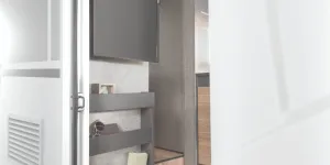 Dethleffs Trend I 7057 EBL 2025 A-class storage by door