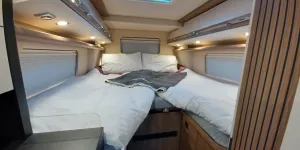 Rear single beds