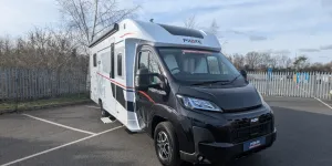 The Pilote Selection Edition low profile has a black cab and matching awning