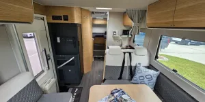 Adria Matrix 60 Years Selection interior wood effect