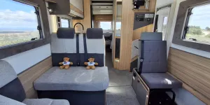 Inside the Bailey Adamo XL-DL motorhome