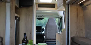 Through the van
