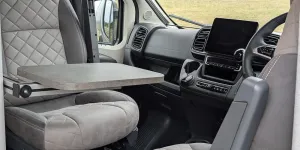 Front seat table