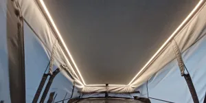 The roof inside the Landseer Ford Custom 2.0 2025