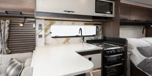 A super-luxury look in the kitchen