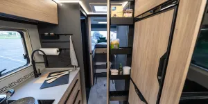 Slide-out pantry: Frankia Noctra Cruiser 7.6L