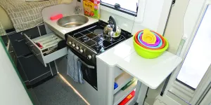 Bailey Alora 69-4S motorhome kitchen
