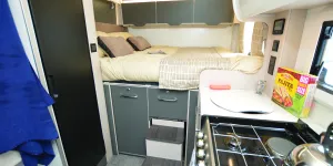 Bailey Alora 69-4S motorhome bed