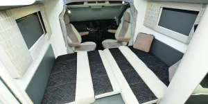 Bailey Alora 69-4S motorhome lounge bed