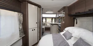 It's a long way from the bedroom to the lounge!