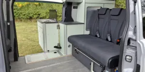 Inside the CMC HemBil Drift campervan