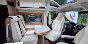 Inside the Dreamer Select D55 20th Anniversary campervan