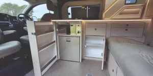 Inside the Hillside Birchover Classic T7 campervan