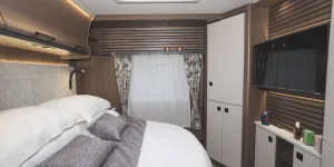 A gorgeous boutique-style bedroom