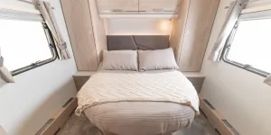 The bedroom of the elddis crusader aurora