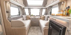 The lounge of the elddis crusader aurora