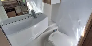 Chausson C514 First Line motorhome washroom