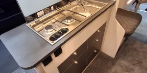 Mega Mobil Classic 600 Twin campervan kitchen